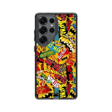 Galaxy S25 Ultra Clear 酷墨灰 - Batman 蝙蝠俠 - Logo貼紙款
