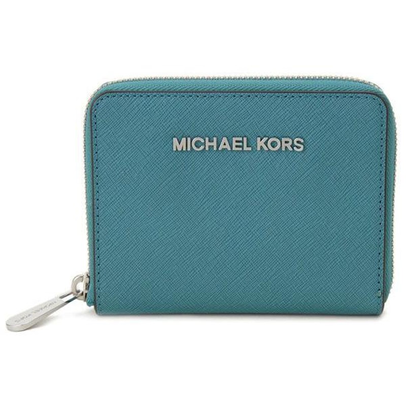 マイケルコース MICHAEL KORS 二つ折り財布 32S4GTVZ1L 399 AQUA アクア レディース 財布 ブランド |  LINEショッピング