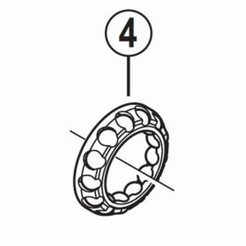 シマノ [4]ボールリテーナー(3/16) 【自転車】【マウンテンバイク用 