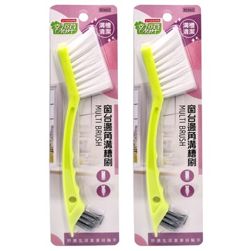 幸福草 窗台邊角溝槽刷 顏色隨機 輕鬆清潔窗戶溝槽死角 家居清潔好幫手  2支