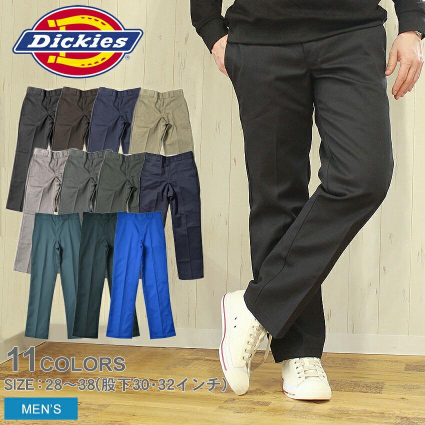 新品　ディッキーズ　34インチ　スキニー　ワークパンツ　ズボン　パンツ　デニム