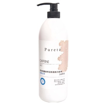 Purete 樂萃 燙染修護咖啡因胺基酸洗髮精 經典白茶 1L  1瓶