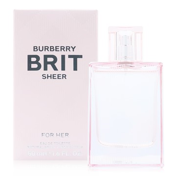 Burberry Brit Sheer 粉紅風格女性淡香水 EDT 50ml 新版