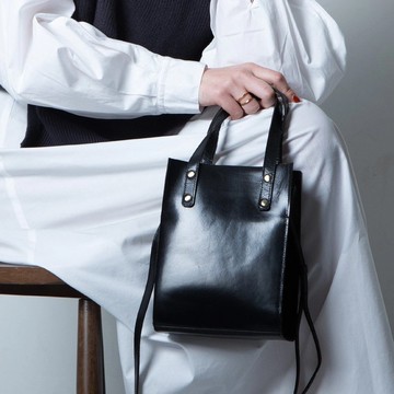 皮革手提袋  手提包 女士肩背包 2Way 6色 迷你 日本設計