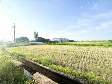 橋頭｜三角窗雙面臨路方正農地｜可蓋農舍12129｜高雄市橋頭區頂塩田段