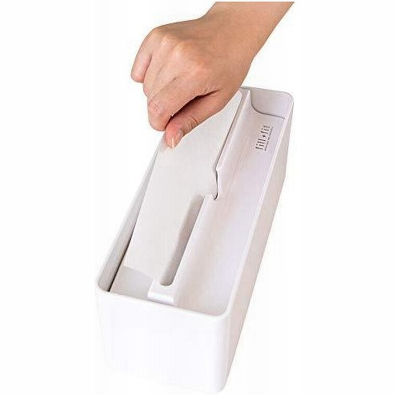 オカ Oka Fill Fit フィルフィット ペーパータオルケース リップタイプ スリム ホワイト ティッシュケース 小判 通販 Lineポイント最大0 5 Get Lineショッピング