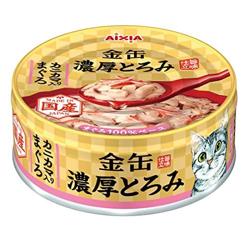 金缶 濃厚とろみ カニカマ入りまぐろ 70g×24個セット