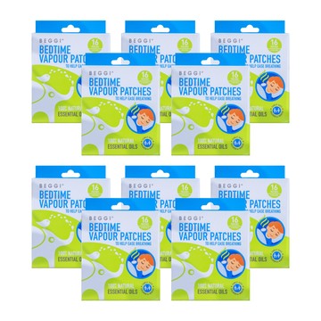 紐西蘭 BEGGI - 麥盧卡精油通鼻貼-16片/盒*10