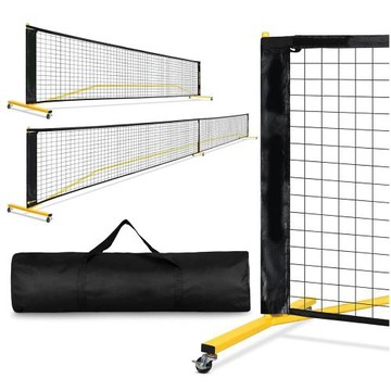 6.7米Pickleball Net鐵管匹克球網架帶輪子戶外比賽網球網柱
