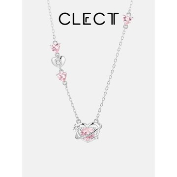 (免運)clect珂里戀愛心跳項鏈女款2025新款純銀高級感輕奢小眾七夕禮物