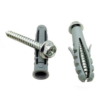 液晶電視機支架掛架安裝膨脹螺絲塑料膨脹管膠塞漲塞脹塞10mm加厚