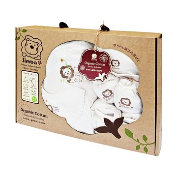 Simba 小獅王辛巴 有機棉喜悅禮盒  尺碼60cm  白色