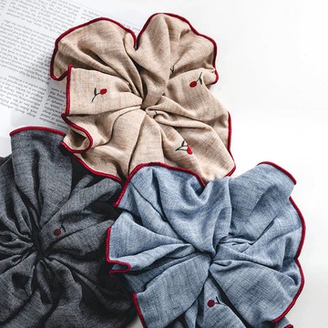 紅邊愛語髮圈(J053L2W030K) - JUJURY