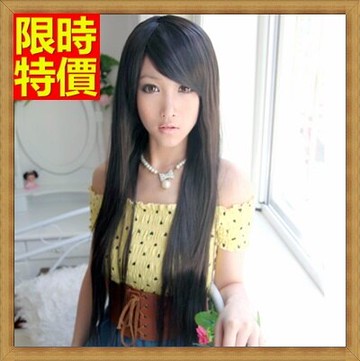 女假髮整頂假髮長假髮-直長髮時尚氣質斜瀏海女美髮用品3色69o53【獨家進口】【米蘭精品】