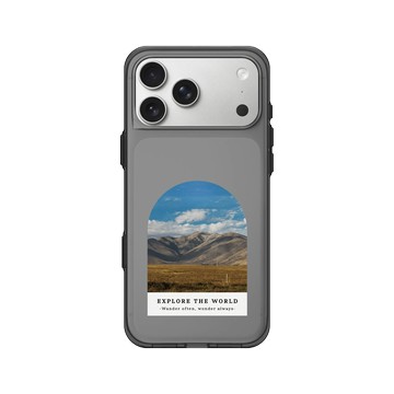 iPhone 17 Pro Max Clear (相機按鈕) 酷墨灰 - Travel Photography / 旅途攝影 - 定格 從容