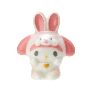 【震撼精品百貨】My Melody 美樂蒂~日本SANRIO三麗鷗 美樂蒂迷你陶瓷招財公仔 (兔年新春企劃)*71348