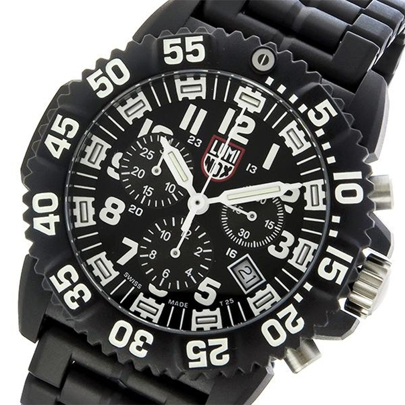 【新品】ルミノックス LUMINOX  腕時計 メンズ 3082 クオーツ ブラックxブラック最大約23cmバンド幅