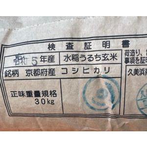 新米！丹後コシヒカリ1等5Kg　 玄米