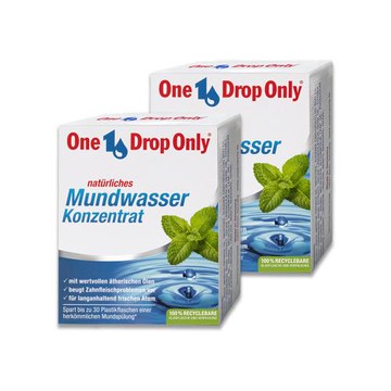 (2盒超值組)德國ONE DROP ONLY-草本植萃1滴護齦除口臭濃縮漱口水50ml/盒(口氣清新除味清潔液,牙齦健康口腔護理水,清爽香口滴劑)