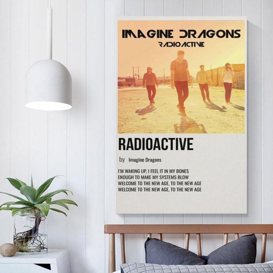 Imagine Dragons Radioactive Canvas Poster Wall Decorative Art Painting Li