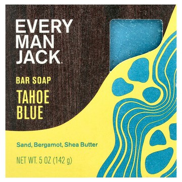 Every Man Jack, 塊皁，湖水藍，5 盎司（142 克）