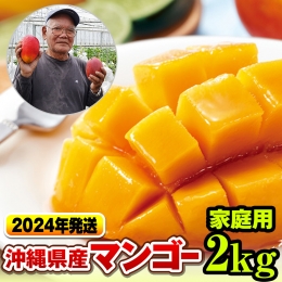 濃厚な甘さの沖縄県産マンゴー2kg（家庭用）