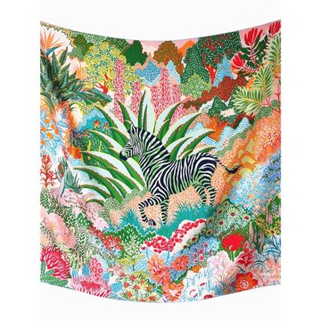 【林中斑馬】顏色豐富90cm真絲斜紋綢女士大方巾桑蠶絲絲巾小披肩