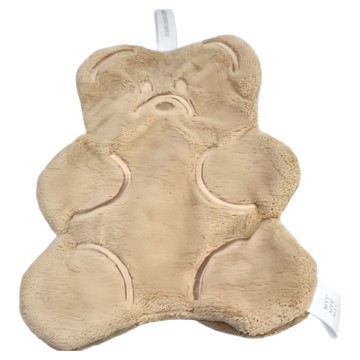 沐慕家居 小熊軟糖造型擦手巾-淺棕  1條