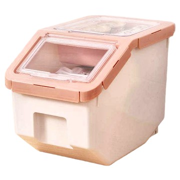 寵物飼料桶 小款  粉色  1個