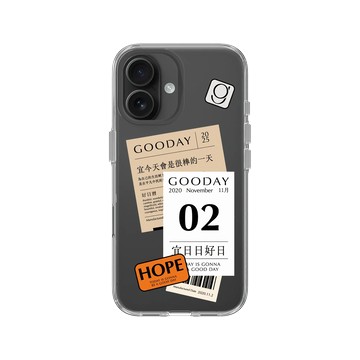 iPhone 16 Clear Case（相機按鈕） 透明 - 好日曆 GOODAY (星期安有限公司) - 宜日日好日