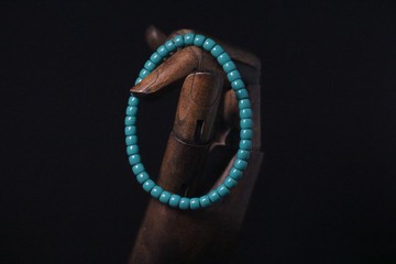 綠松石手串手鏈禮盒裝艺文個性手串