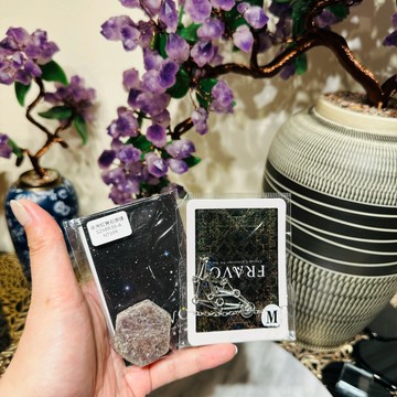 紅寶石原礦+不鏽鋼M號網格鍊組合