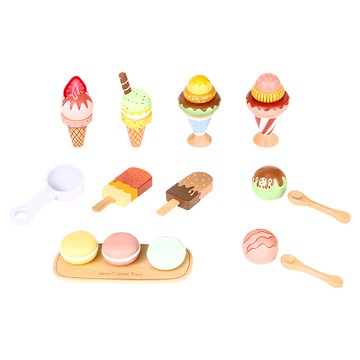 New Classic Toys 粉嫩鮮果冰淇淋補充組  角色扮演遊戲  混和顏色  激發想像力  1組