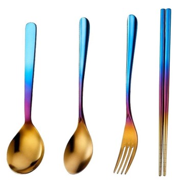 TEMPEST 純鈦餐具 純鈦烤藍餐具 鈦餐具 純鈦湯匙 鈦湯匙 鈦湯勺 純鈦湯勺 鈦合金湯勺 純鈦露營餐具