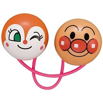 Anpanman hair accessories ball hair rubber (Anpanman and Dokin-chan)
