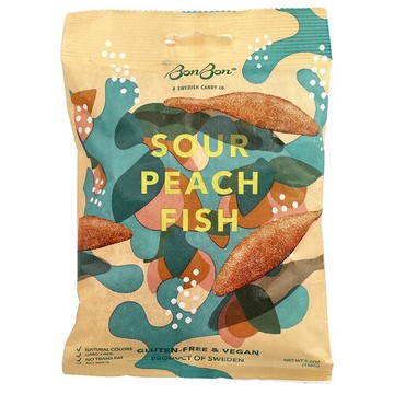 BonBon, Sour Peach Fish, 5.2 oz (150 g)