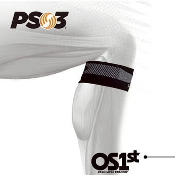 【OS1st】PS3髕骨肌腱加壓護具(單隻) 3段式分區壓力 美國研發 台灣製造