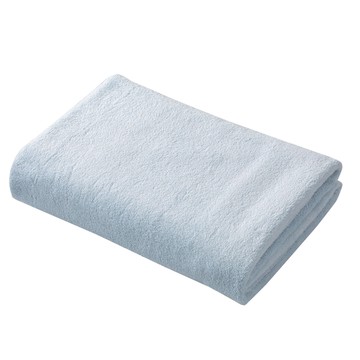 日本 CB JAPAN - 泡泡糖 大地系列超細纖維4倍吸水浴巾-大地藍 (W120xH60cm)