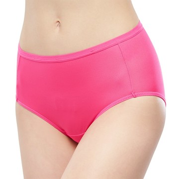 SWEAR 思薇爾 日日春2.0系列 M-XXL 素面 中腰 三角 女內褲 (魅力桃)