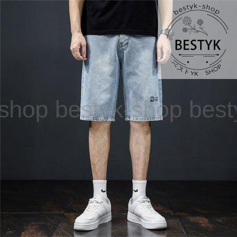 ショートパンツ メンズ デニム バイカーパンツ ハーフパンツ 短パン ジーンズ 5分丈 スキニーパンツ 半ズボン お兄系 春夏 通販 Lineポイント最大0 5 Get Lineショッピング