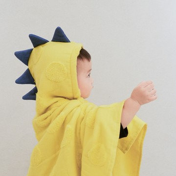 日本kontex今治連帽毛巾- 恐龍 (4色) - 夢幻粉