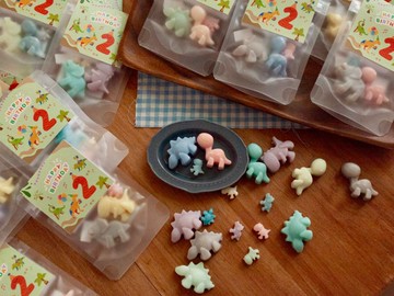 恐龍樂園香皂十份起 童趣造型 幼兒園生日分享禮