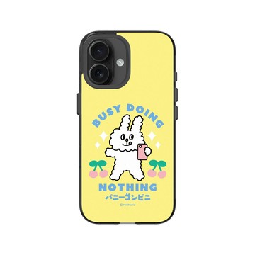 iPhone 16 Clear (相機按鈕) 酷墨灰 - Bunni Konbiny - Busy Doing Nothing