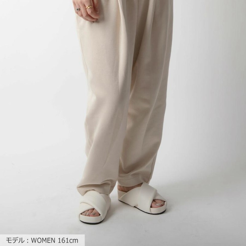 JIL SANDAR ジルサンダー ギャザー ブラウス ベージュ 38（JIL SANDER  