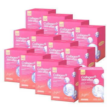 【m2美度】超能水光膠原飲 100包組 (8入/12盒+4入/1盒) -孫藝珍推薦 保濕飲