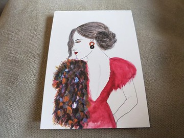 Postcard/萬用明信片/明信片/手繪