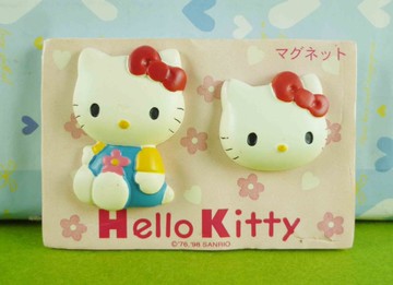 【震撼精品百貨】Hello Kitty 凱蒂貓~2入造型磁鐵~藍【共1款】