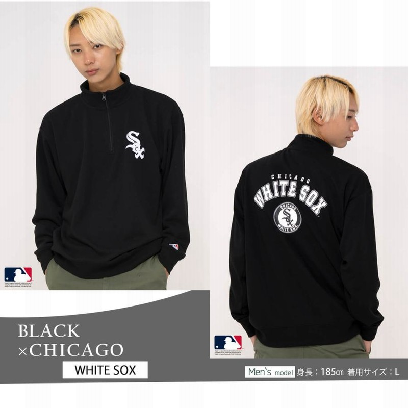 MLB スウェット ハーフジップ トレーナー メンズ レディース