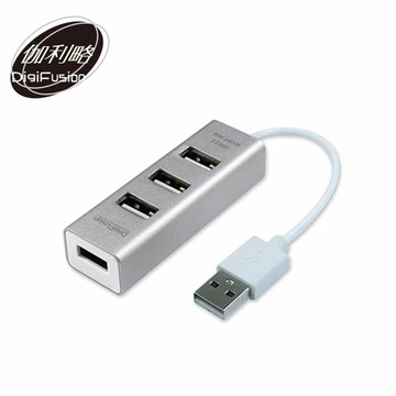 伽利略 USB2.0 4埠 HUB 鋁合金 (UH04T)