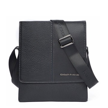 【金安德森】都會簡約 商務直立側背包-黑色